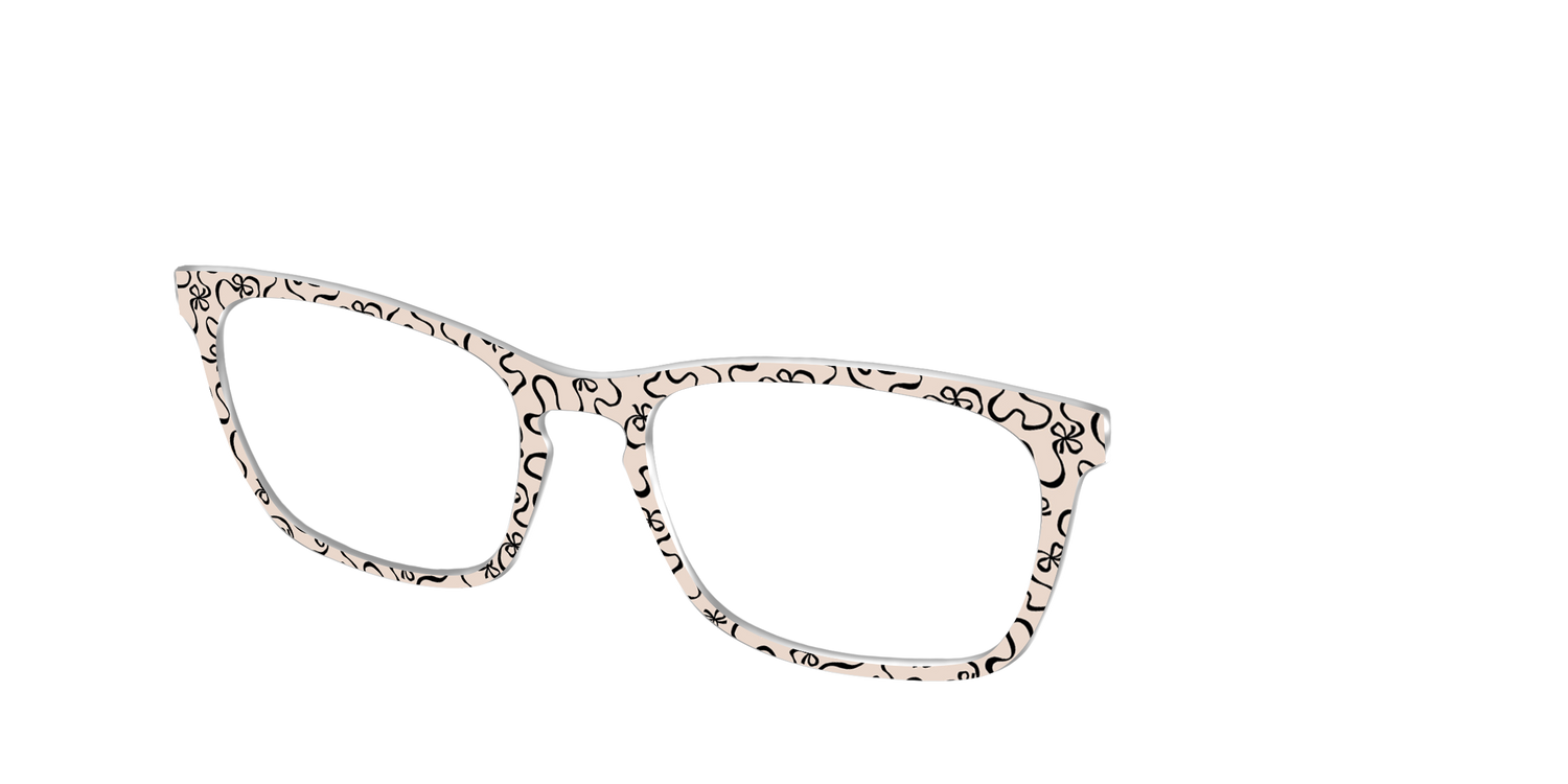 The Romantic Ribbons - Angle Top Image - Pair Eyewear