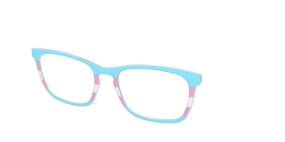 The Transgender Flag - Angle Top Thumbnail - Pair Eyewear