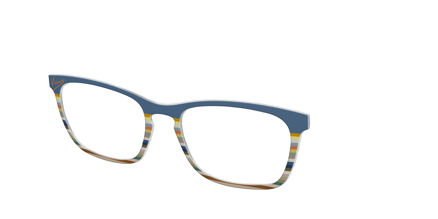 The Vincent Stripes - Angle Top Image - Pair Eyewear