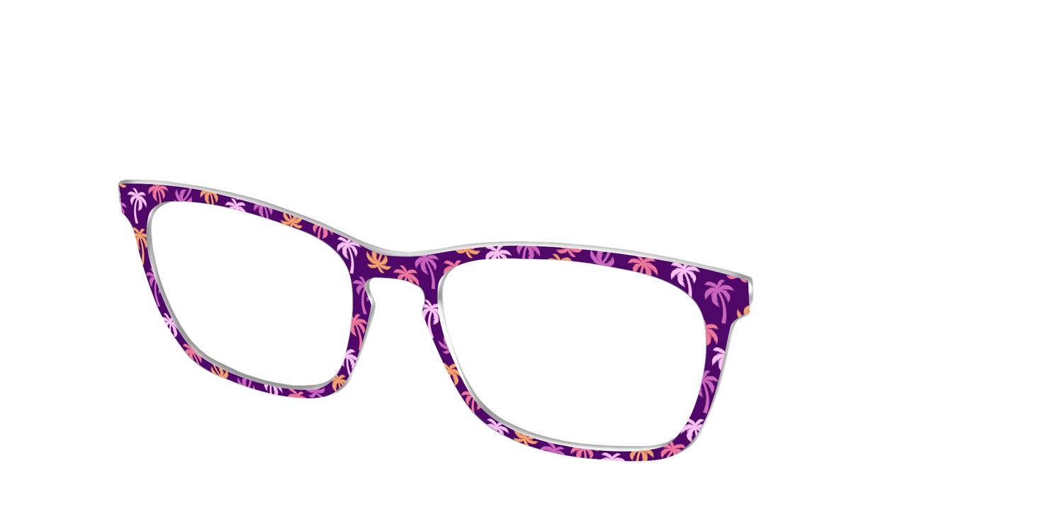 The Violet Palm Trees - Angle Top Image - Pair Eyewear