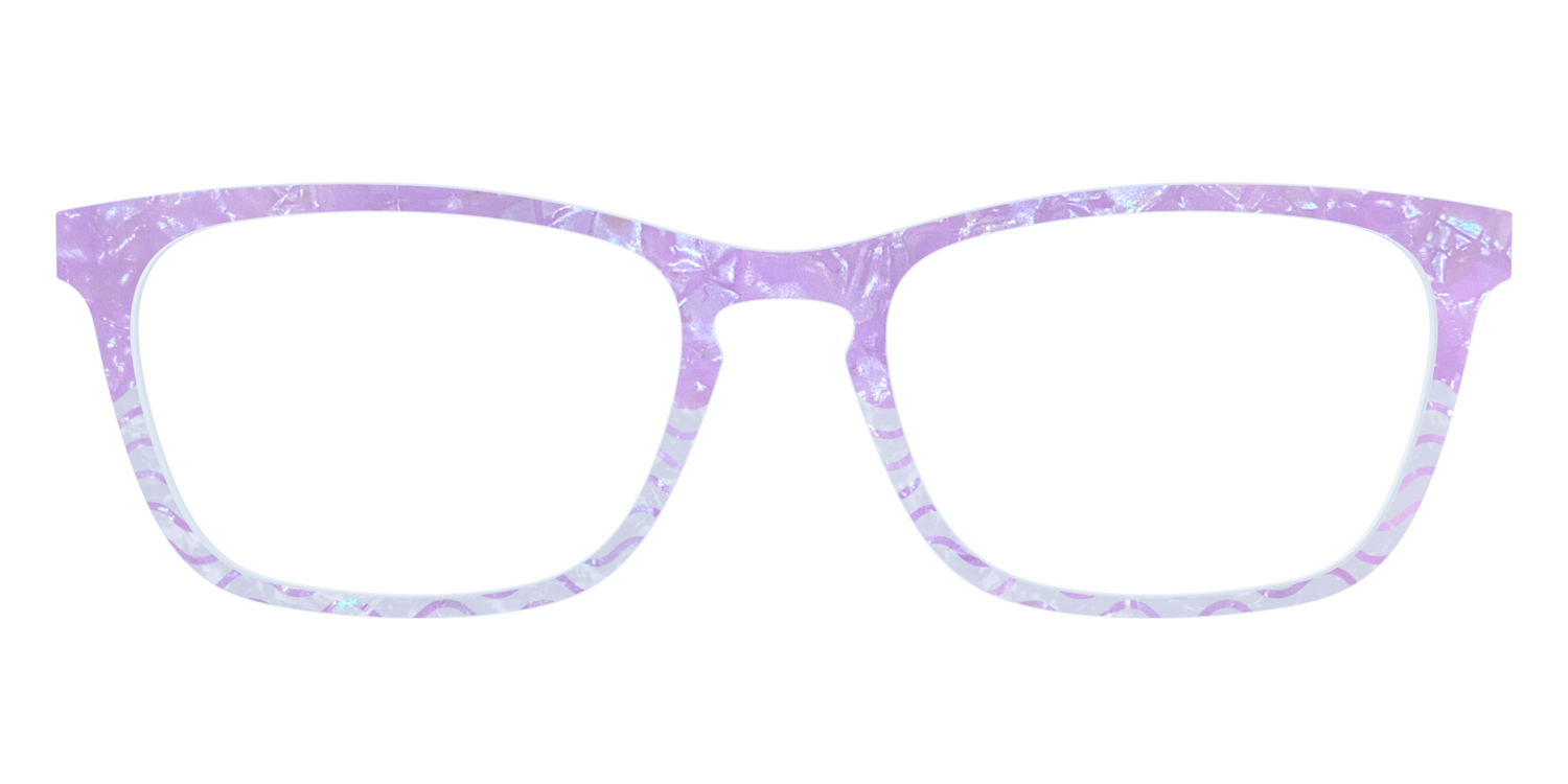 The Wavy Pearl Crystal Split - Front Top Image - Pair Eyewear