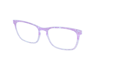 The Wavy Pearl Crystal Split - Angle Top Thumbnail - Pair Eyewear