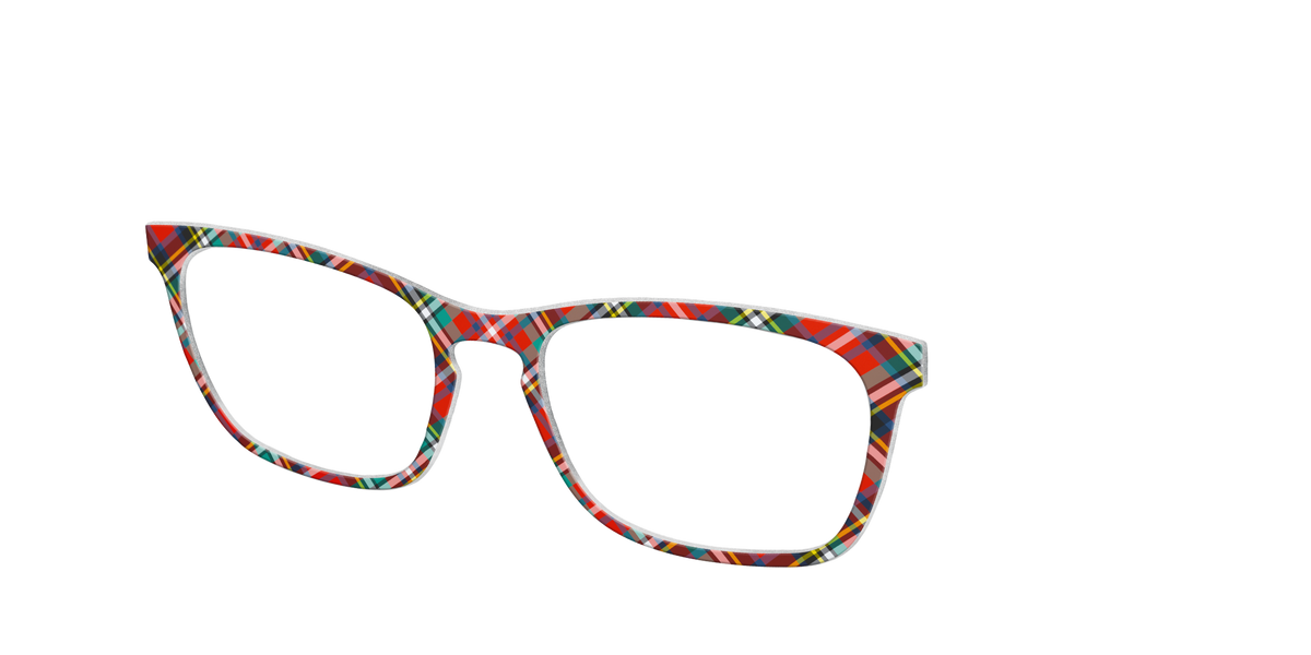 The Winter Plaid - Angle Top Image - Pair Eyewear