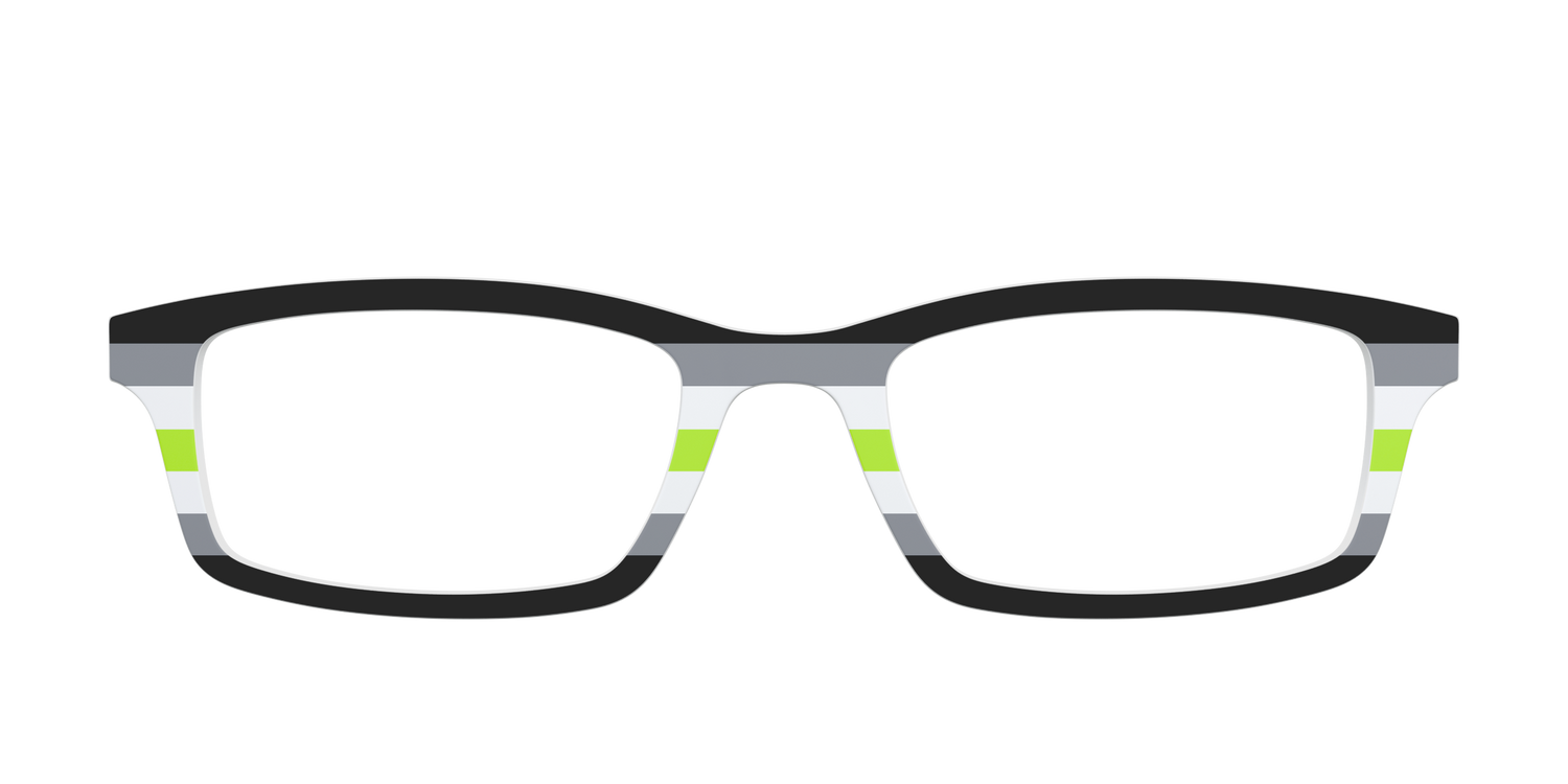 The Agender Flag - Front Top Image - Pair Eyewear