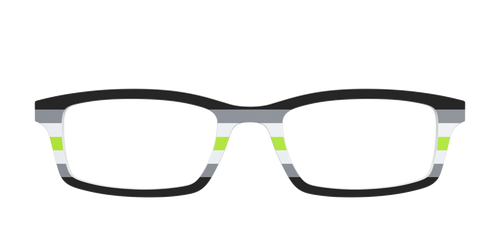 The Agender Flag - Pair Eyewear