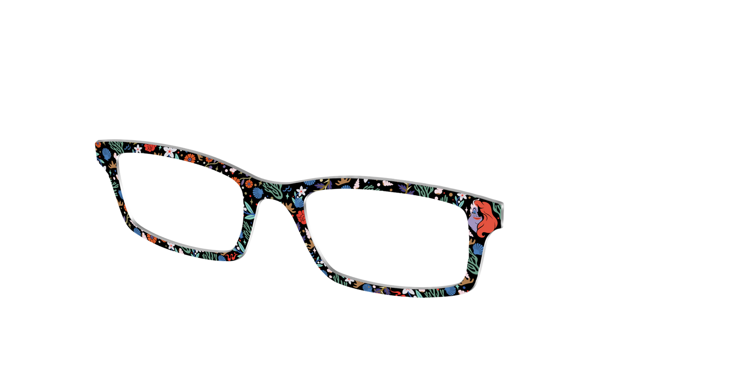 Ariel's Floral Reef - Angle Top Image - Pair Eyewear