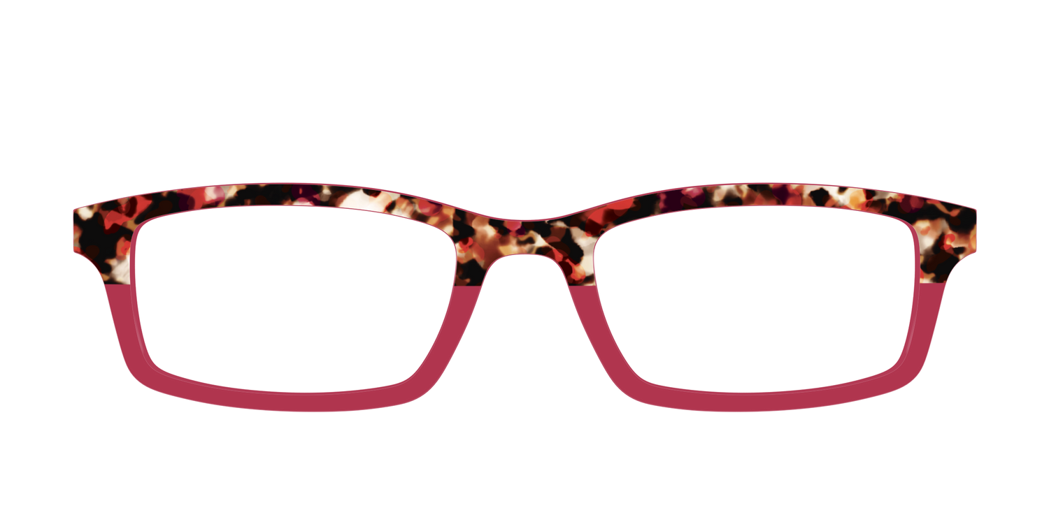 The Auburn Tortoise Crystal Split - Front Top Image - Pair Eyewear