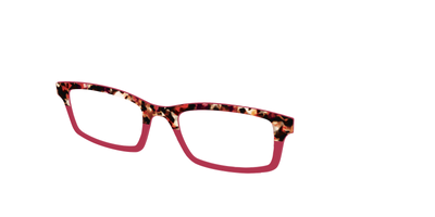 The Auburn Tortoise Crystal Split - Angle Top Thumbnail - Pair Eyewear