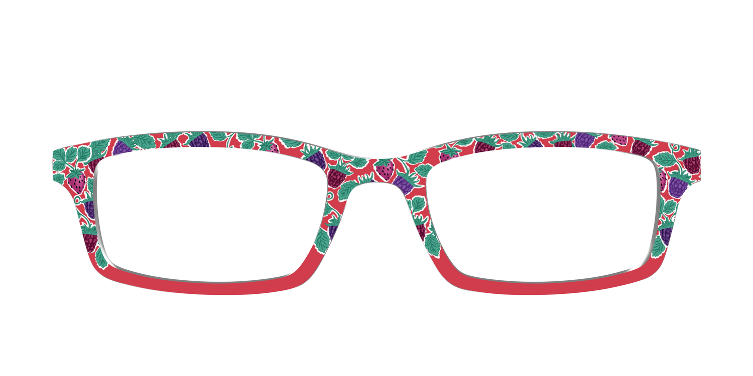 The Berry Patch Stickers - Front Top Image - Pair Eyewear