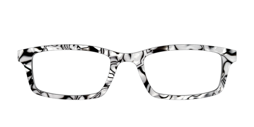 The Black & White Pearl Marble - Pair Eyewear