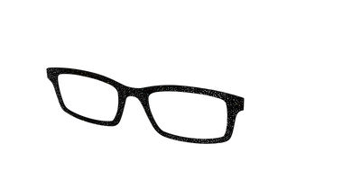 The Black Holographic Mini Dot - Angle Top Thumbnail - Pair Eyewear