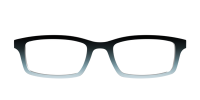 The Black to Blue Smoke Gradient - Front Top Thumbnail - Pair Eyewear