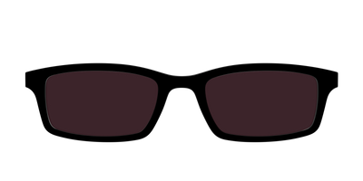 The Black with Water Lens - Front Top Thumbnail - Pair Eyewear
