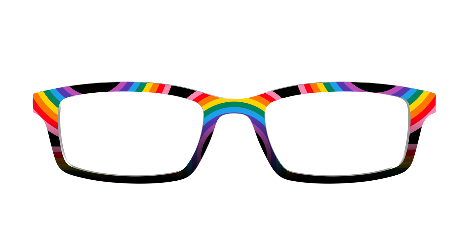 The Bold Blocks - Front Top Image - Pair Eyewear