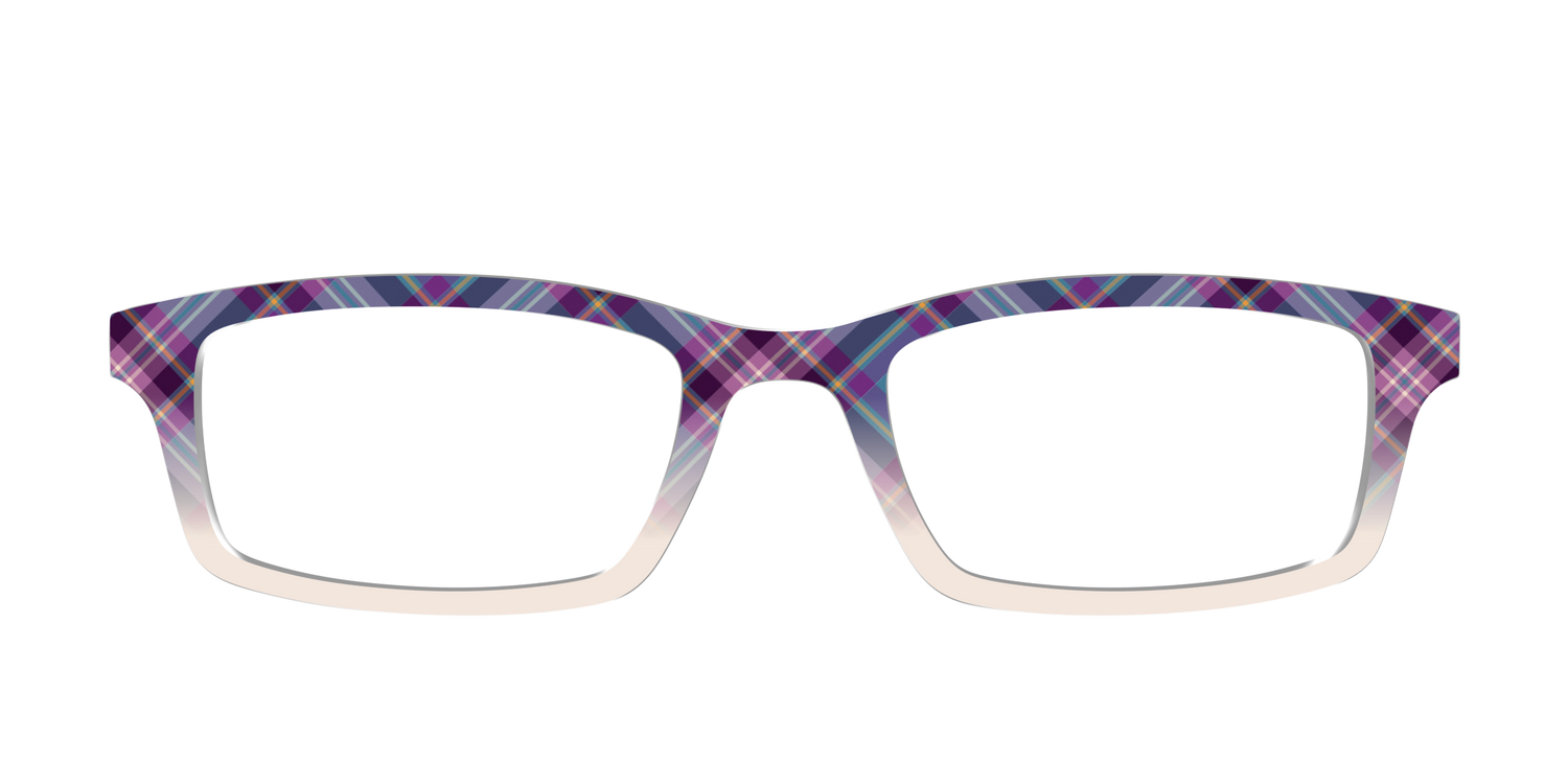 The Bramble Plaid - Front Top Image - Pair Eyewear