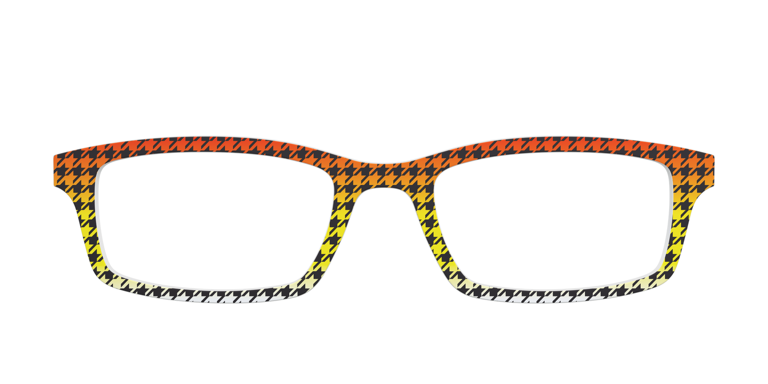 The Candy Corn Houndstooth - Front Top Image - Pair Eyewear