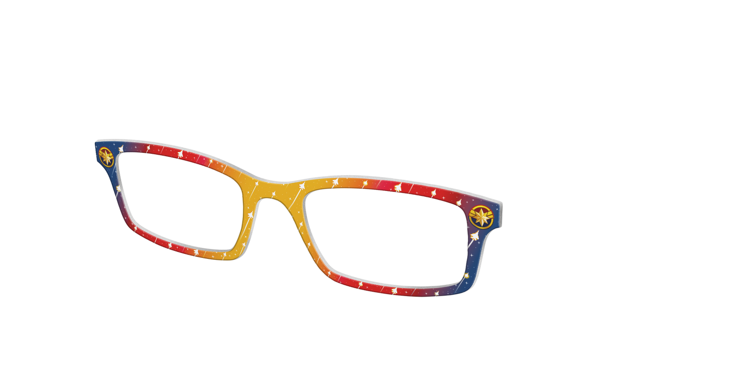 The Captain Marvel Suit - Angle Top Image - Pair Eyewear