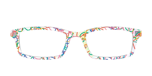The Celebration Streamers Holographic Crystal - Pair Eyewear