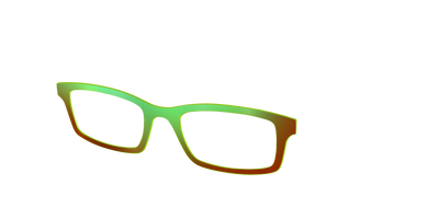The Chartreuse Ombre - Angle Top Thumbnail - Pair Eyewear