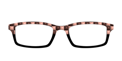 The Chocolate Check Split - Front Top Thumbnail - Pair Eyewear