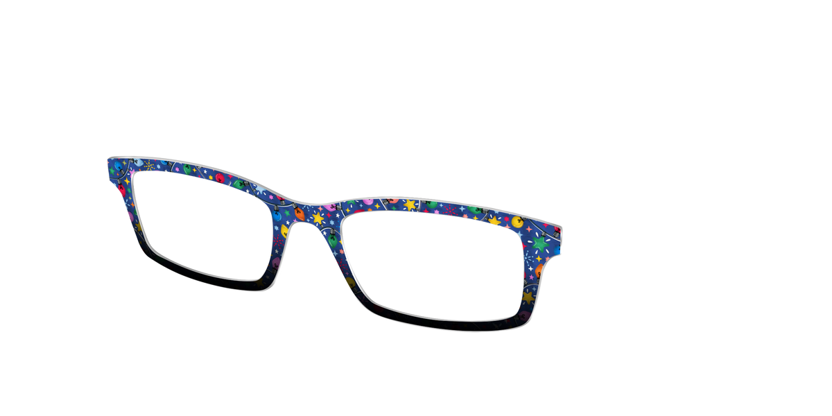 The Colorful Display - Angle Top Image - Pair Eyewear