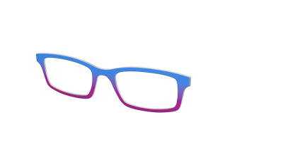 The Cornflower to Magenta Gradient - Angle Top Thumbnail - Pair Eyewear