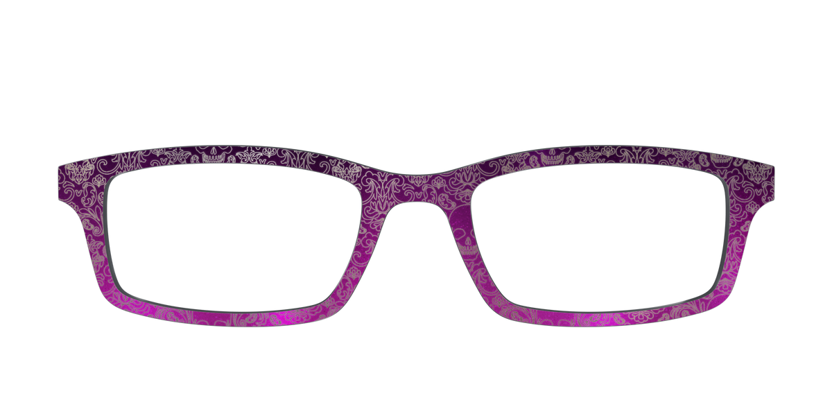 The Dark Romance Foil Damask - Front Top Image - Pair Eyewear