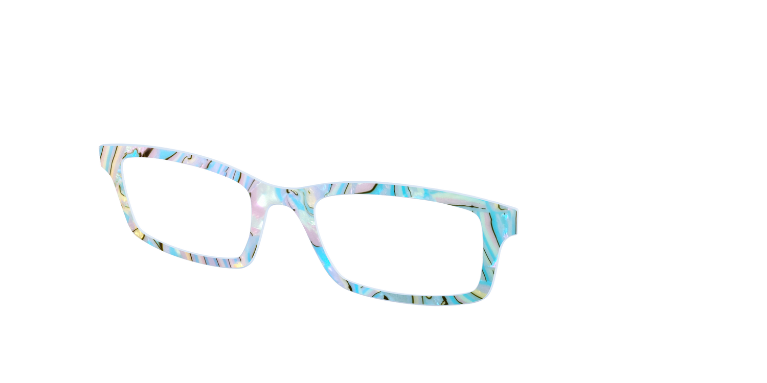 The Daybreak Pearl Marble - Angle Top Image - Pair Eyewear