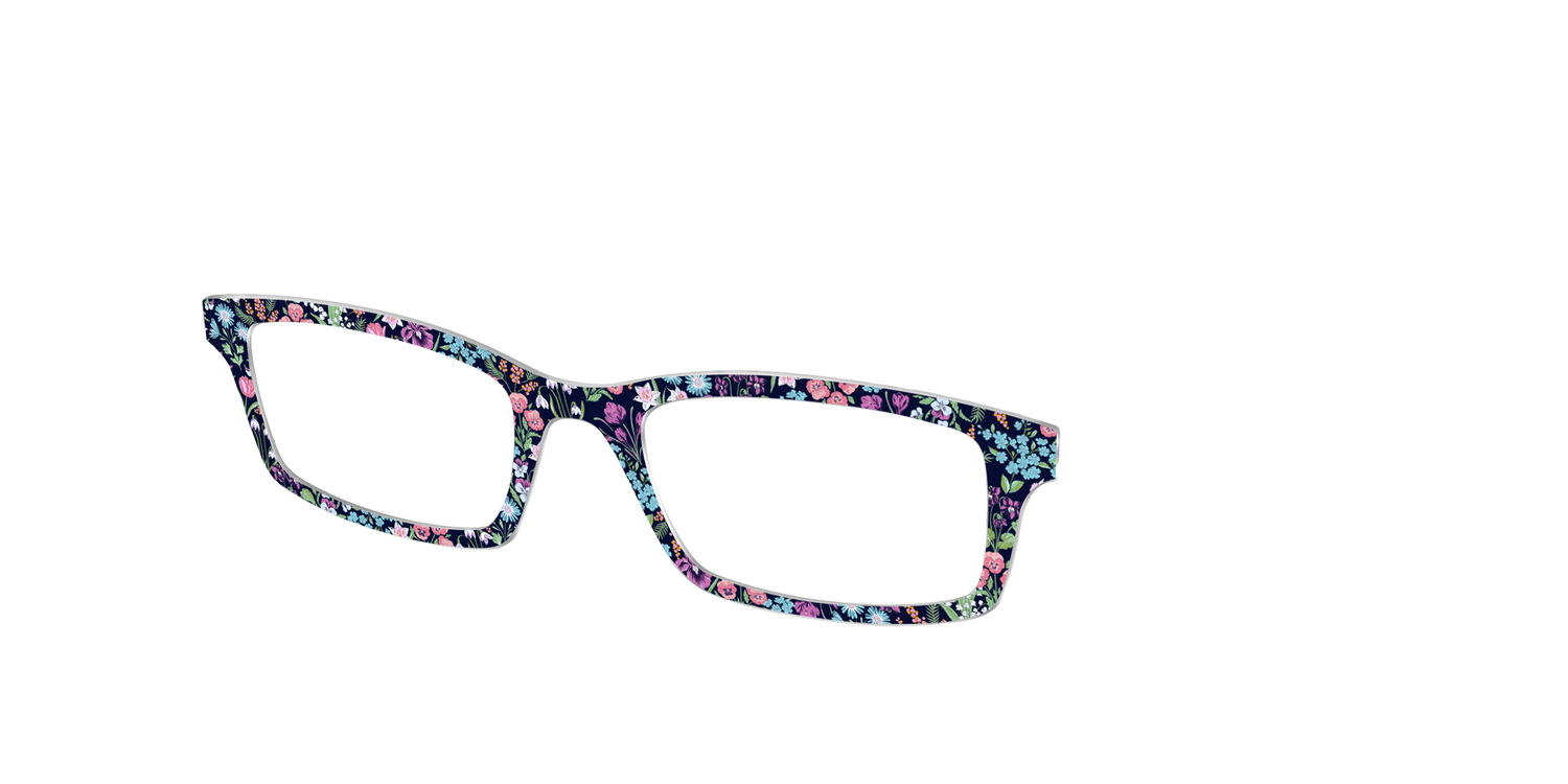 The Demure Blossoms - Angle Top Image - Pair Eyewear