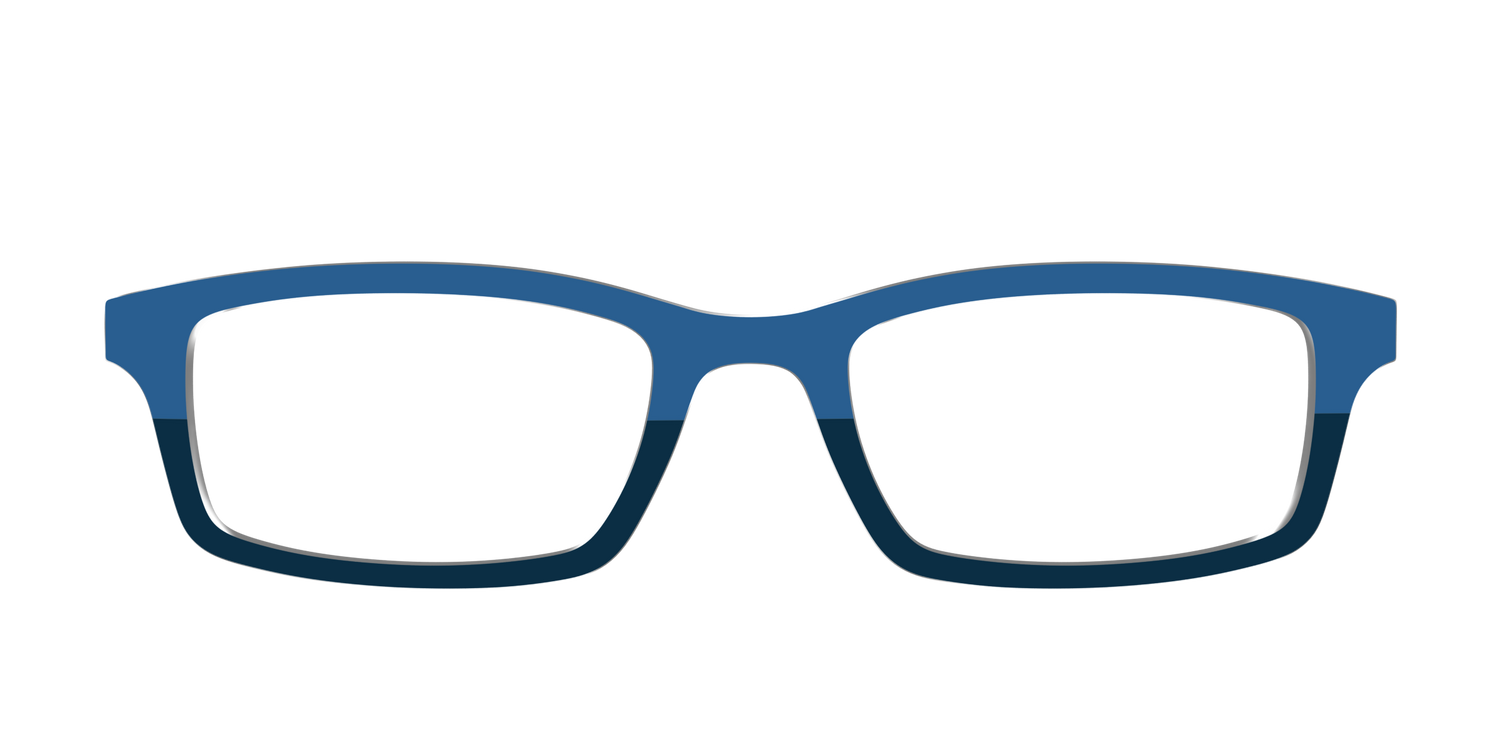 The Denim & Navy Split - Front Top Image - Pair Eyewear