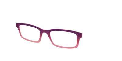 The Desert To Dusk Gradient Crystal - Angle Top Thumbnail - Pair Eyewear