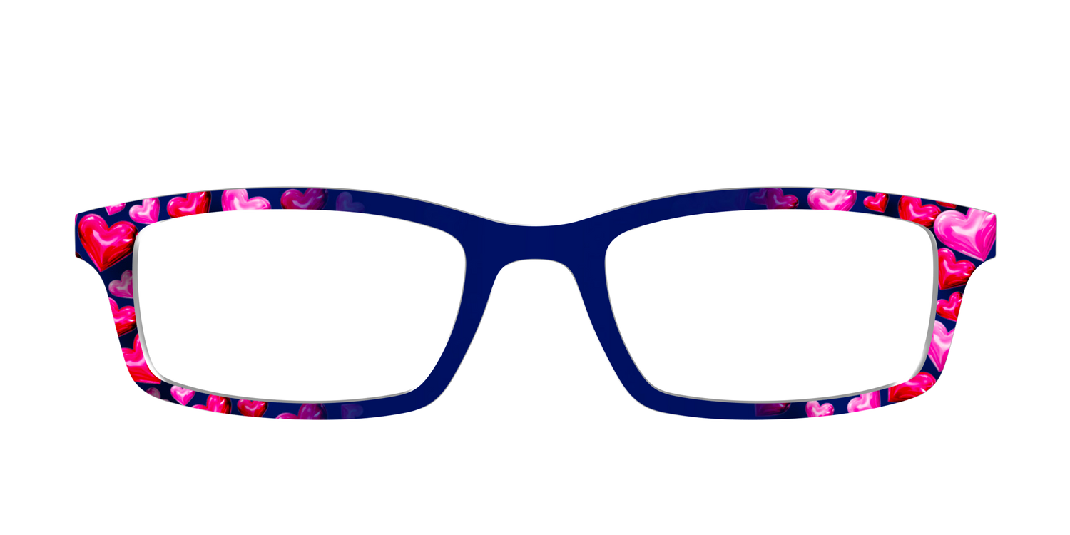 The Dimensional Hearts - Front Top Image - Pair Eyewear