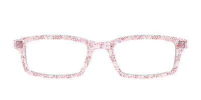 The Ditsy Doodles Glitter Crystal - Front Top Thumbnail - Pair Eyewear