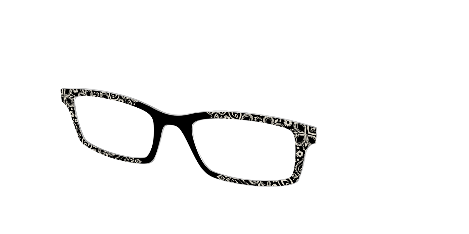 The Ecru Embroidery - Angle Top Image - Pair Eyewear