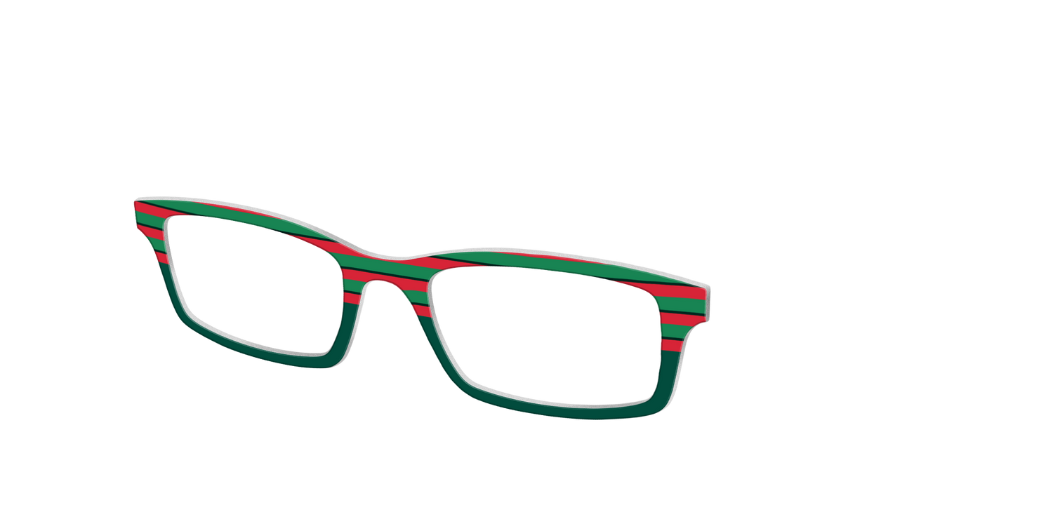 The Elf Stripes Split - Angle Top Image - Pair Eyewear