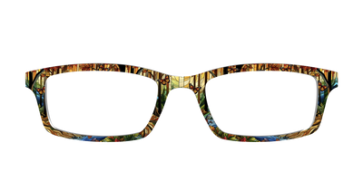 The Enchanted Woods Stained Glass - Front Top Thumbnail - Pair Eyewear