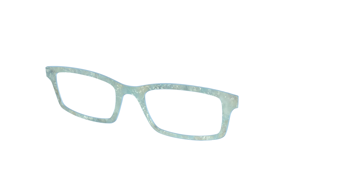 The Ethereal Pearl - Angle Top Image - Pair Eyewear