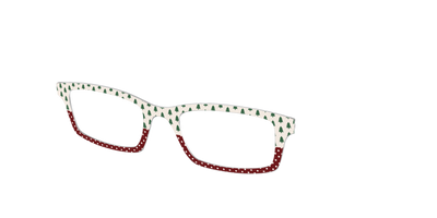 The Evergreen Pin Dot Split - Angle Top Thumbnail - Pair Eyewear