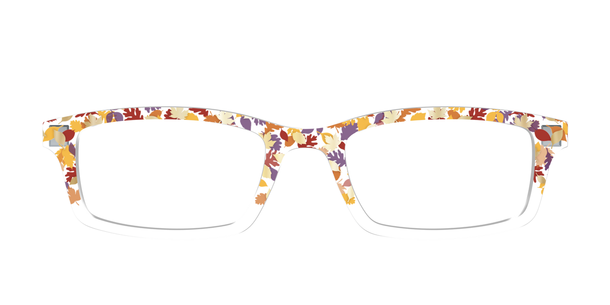 The Fallen Leaves Confetti Crystal - Front Top Image - Pair Eyewear