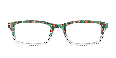 The Fifty Yard Line Polka Dot Split - Front Top Thumbnail - Pair Eyewear
