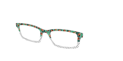 The Fifty Yard Line Polka Dot Split - Angle Top Thumbnail - Pair Eyewear