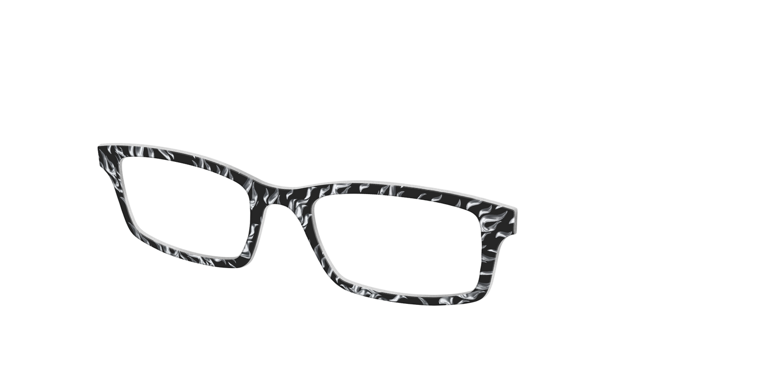 The Chrome Flames - Angle Top Image - Pair Eyewear