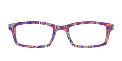 The Flower Power Paisley with Gold Foil - Front Top Thumbnail - Pair Eyewear