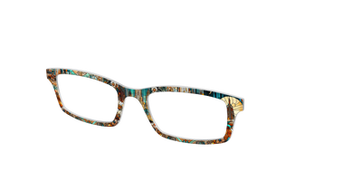 The Gatsby Stained Glass - Angle Top Thumbnail - Pair Eyewear