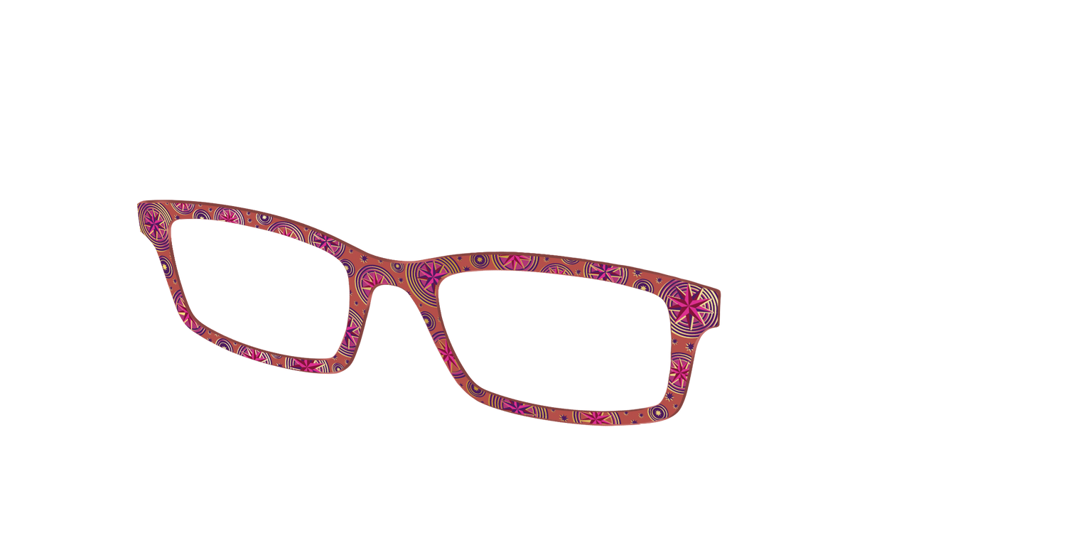 The Gold Foil Luna Lovegood™ - Angle Top Image - Pair Eyewear