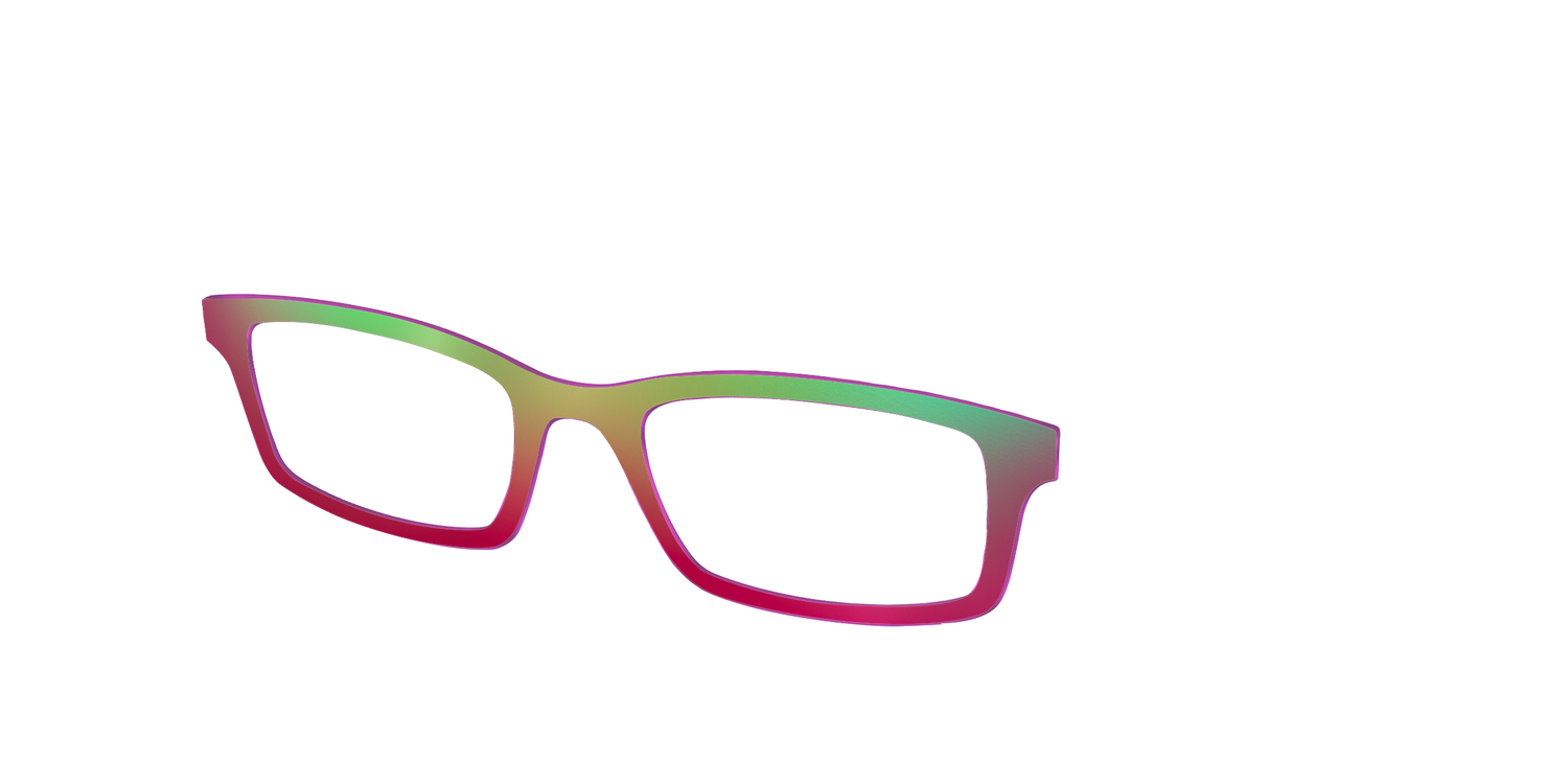 The Guava Ombre - Angle Top Image - Pair Eyewear