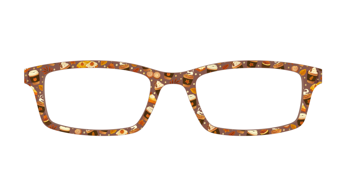 The Harvest Cafe Crystal with Gold Foil - Front Top Image - Pair Eyewear