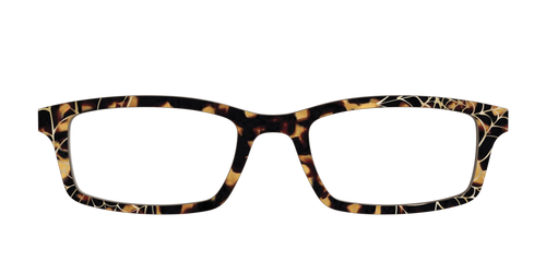 The Haunted Tortoise with Gold Foil Webs - Pair Eyewear