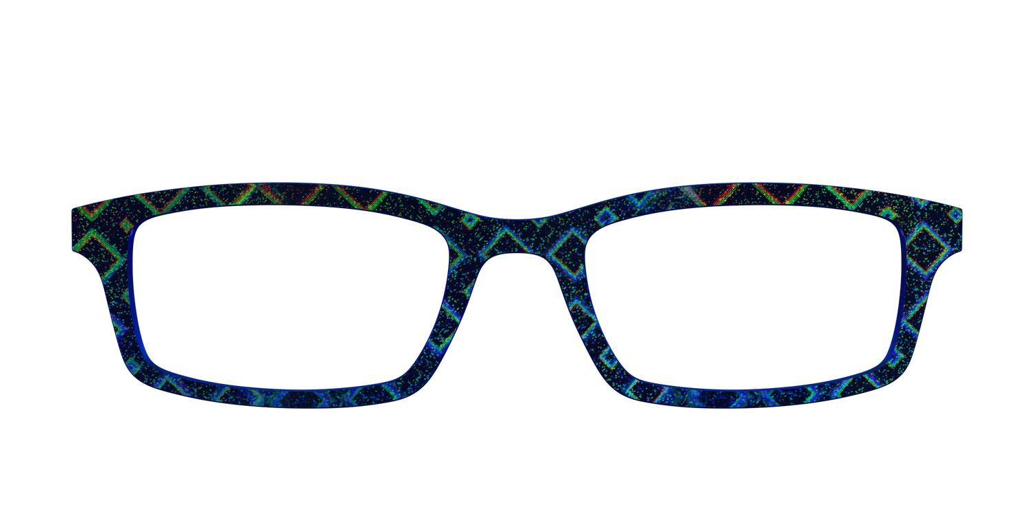 The Holographic Diamonds - Front Top Image - Pair Eyewear