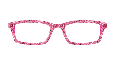 The Hot Pink Sparkle - Front Top Thumbnail - Pair Eyewear